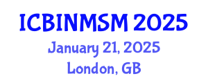 International Conference on Building Information Models and Space Management (ICBINMSM) January 21, 2025 - London, United Kingdom