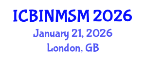 International Conference on Building Information Models and Space Management (ICBINMSM) January 21, 2026 - London, United Kingdom