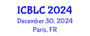 International Conference on Building Learning Communities (ICBLC) December 30, 2024 - Paris, France