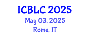 International Conference on Building Learning Communities (ICBLC) May 03, 2025 - Rome, Italy