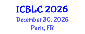 International Conference on Building Learning Communities (ICBLC) December 30, 2026 - Paris, France International Conference on Building Learning Communities (ICBLC) December 30, 2026 - Paris, France
