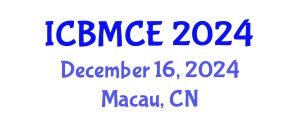 International Conference on Building Materials and Civil Engineering (ICBMCE) December 16, 2024 - Macau, China