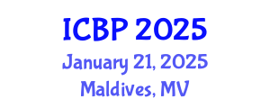 International Conference on Building Physics (ICBP) January 21, 2025 - Maldives, Maldives