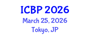 International Conference on Building Physics (ICBP) March 25, 2026 - Tokyo, Japan