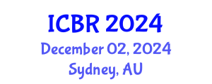 International Conference on Building Resilience (ICBR) December 02, 2024 - Sydney, Australia
