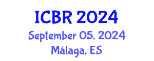 International Conference on Building Resilience (ICBR) September 05, 2024 - Málaga, Spain