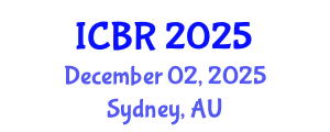 International Conference on Building Resilience (ICBR) December 02, 2025 - Sydney, Australia