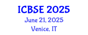 International Conference on Building Science and Engineering (ICBSE) June 21, 2025 - Venice, Italy