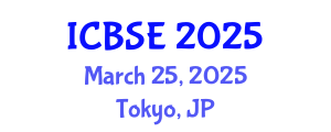 International Conference on Building Science and Engineering (ICBSE) March 25, 2025 - Tokyo, Japan