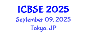 International Conference on Building Science and Engineering (ICBSE) September 09, 2025 - Tokyo, Japan