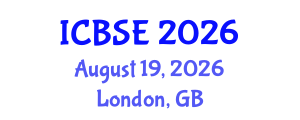 International Conference on Building Science and Engineering (ICBSE) August 19, 2026 - London, United Kingdom