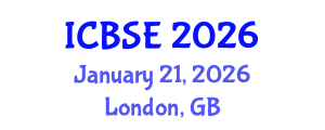 International Conference on Building Science and Engineering (ICBSE) January 21, 2026 - London, United Kingdom