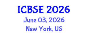 International Conference on Building Science and Engineering (ICBSE) June 03, 2026 - New York, United States