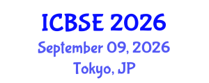 International Conference on Building Science and Engineering (ICBSE) September 09, 2026 - Tokyo, Japan