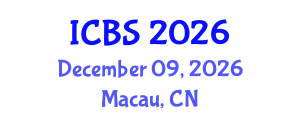 International Conference on Building Simulation (ICBS) December 09, 2026 - Macau, China International Conference on Building Simulation (ICBS) December 09, 2026 - Macau, China