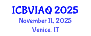 International Conference on Building Ventilation and Indoor Air Quality (ICBVIAQ) November 11, 2025 - Venice, Italy