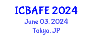 International Conference on Business, Accounting, Finance and Economics (ICBAFE) June 03, 2024 - Tokyo, Japan