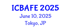 International Conference on Business, Accounting, Finance and Economics (ICBAFE) June 10, 2025 - Tokyo, Japan