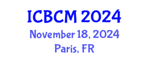 International Conference on Business and Commerce Management (ICBCM) November 18, 2024 - Paris, France