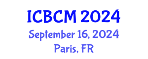 International Conference on Business and Commerce Management (ICBCM) September 16, 2024 - Paris, France