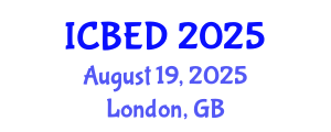 International Conference on Business and Economic Development (ICBED) August 19, 2025 - London, United Kingdom
