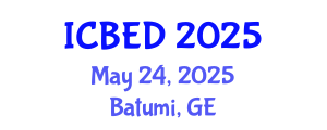 International Conference on Business and Economic Development (ICBED) May 24, 2025 - Batumi, Georgia