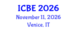 International Conference on Business and Economics (ICBE) November 11, 2026 - Venice, Italy