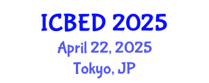 International Conference on Business and Entrepreneurship Development (ICBED) April 22, 2025 - Tokyo, Japan