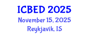 International Conference on Business and Entrepreneurship Development (ICBED) November 15, 2025 - Reykjavik, Iceland
