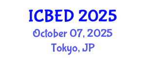 International Conference on Business and Entrepreneurship Development (ICBED) October 07, 2025 - Tokyo, Japan