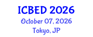 International Conference on Business and Entrepreneurship Development (ICBED) October 07, 2026 - Tokyo, Japan