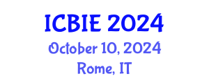 International Conference on Business and Industrial Engineering (ICBIE) October 10, 2024 - Rome, Italy