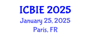 International Conference on Business and Industrial Engineering (ICBIE) January 25, 2025 - Paris, France