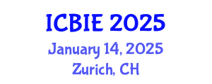 International Conference on Business and Industrial Engineering (ICBIE) January 14, 2025 - Zurich, Switzerland