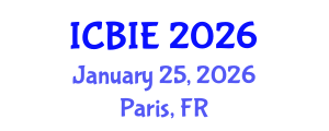 International Conference on Business and Industrial Engineering (ICBIE) January 25, 2026 - Paris, France