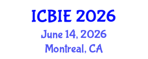 International Conference on Business and Industrial Engineering (ICBIE) June 14, 2026 - Montreal, Canada