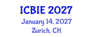 International Conference on Business and Industrial Engineering (ICBIE) January 14, 2027 - Zurich, Switzerland