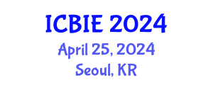 International Conference on Business and Information Engineering (ICBIE) April 25, 2024 - Seoul, Republic of Korea