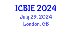 International Conference on Business and Information Engineering (ICBIE) July 29, 2024 - London, United Kingdom
