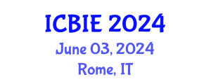 International Conference on Business and Information Engineering (ICBIE) June 03, 2024 - Rome, Italy