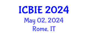 International Conference on Business and Information Engineering (ICBIE) May 02, 2024 - Rome, Italy