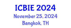 International Conference on Business and Information Engineering (ICBIE) November 25, 2024 - Bangkok, Thailand