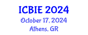 International Conference on Business and Information Engineering (ICBIE) October 17, 2024 - Athens, Greece