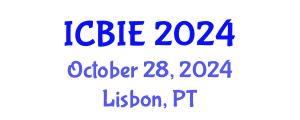 International Conference on Business and Information Engineering (ICBIE) October 28, 2024 - Lisbon, Portugal