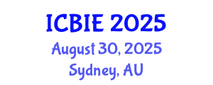 International Conference on Business and Information Engineering (ICBIE) August 30, 2025 - Sydney, Australia