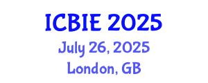 International Conference on Business and Information Engineering (ICBIE) July 26, 2025 - London, United Kingdom