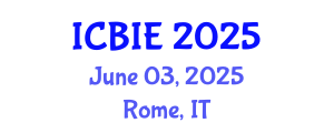 International Conference on Business and Information Engineering (ICBIE) June 03, 2025 - Rome, Italy