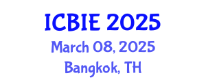 International Conference on Business and Information Engineering (ICBIE) March 08, 2025 - Bangkok, Thailand