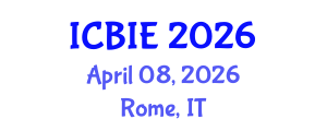 International Conference on Business and Information Engineering (ICBIE) April 08, 2026 - Rome, Italy