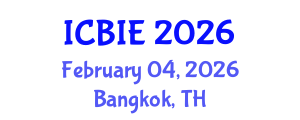 International Conference on Business and Information Engineering (ICBIE) February 04, 2026 - Bangkok, Thailand